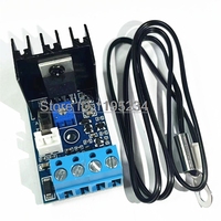 DC 12V 1A Fan temperature control Automatic PC CPU Chassis Fan speed regulation module PWM Thermostat Speed governor