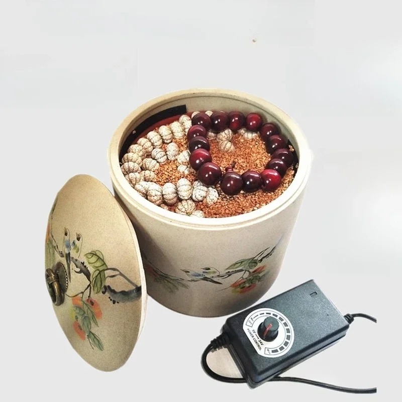 

Щетка для диска Wenwan, электрическая щетка, вибрационная полировка, звездная луна, дисковая кисть Bodhi, игровая щетка из орехового дерева, машина для изготовления бисера