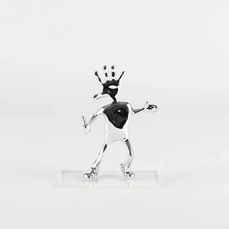 Silver  Office & Home Decor Acrylic Resin Cheerleading Ornament Knick-Knack Home Decoration Items