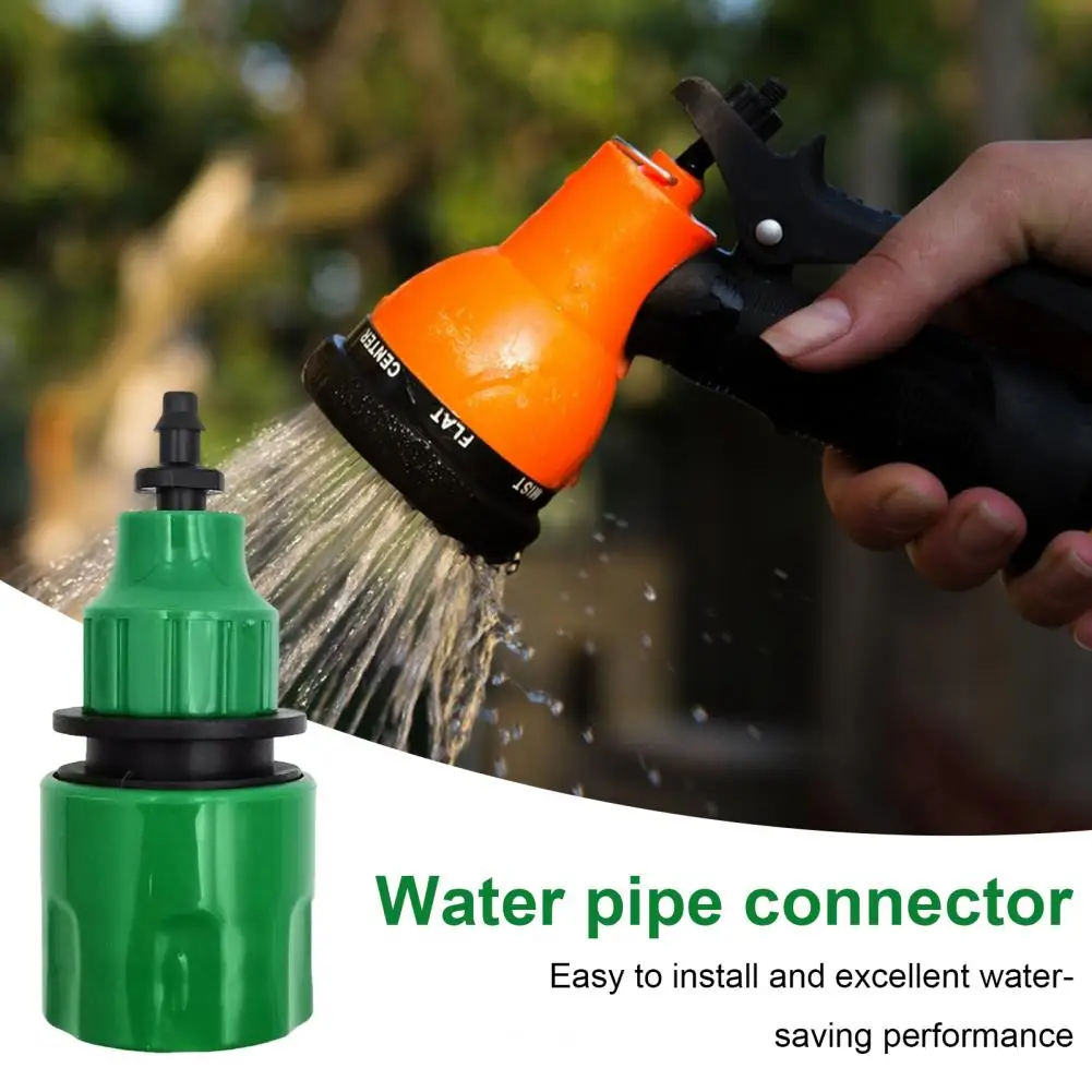 Water Pipe Connector Dual Use Hose Connectors 5 Pcs Garden Hose Quick Connectors 1/4 3/8 Dual Use Water Pipe Couplers Drip