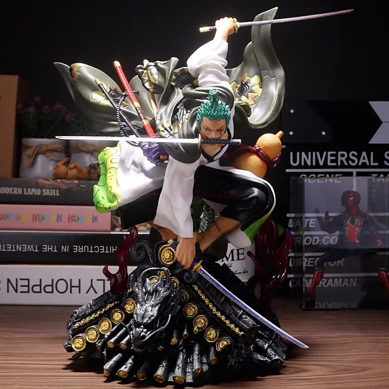 36cm One Piece Animation Model Gk And Kingdom Roof Sauron Hand-Made Ornaments Onepiecefigure Hand-Made Model Collection Gifts.