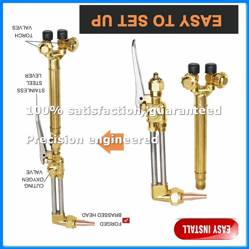 

Oxygen & Acetylene Torch Kit,Welding Kit,Cutting & Brazing Torch Kit, Acetylene Torch Set-ABYS
