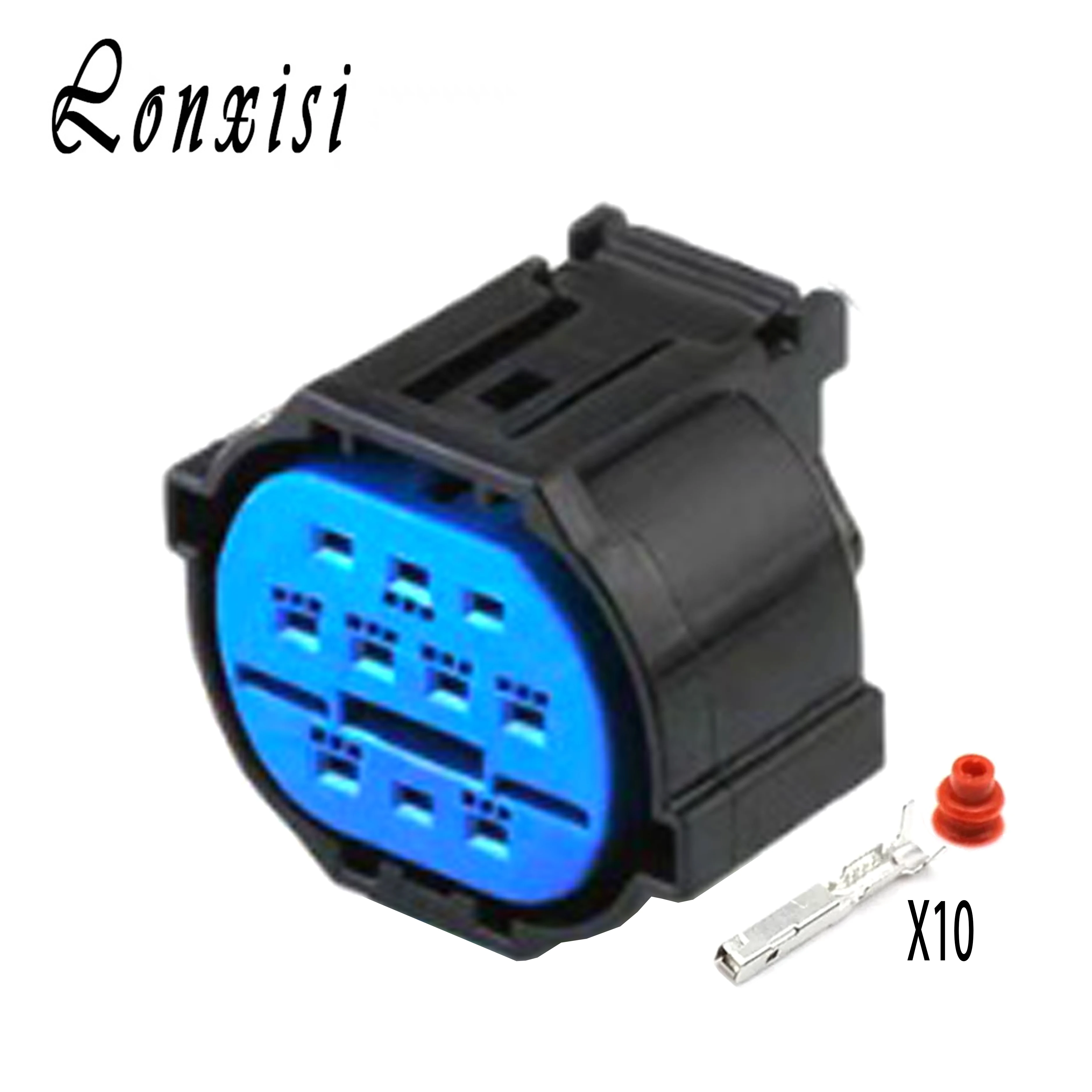 

1/2/5/10/20/Sets 10 Pin Auto Headlight Socket Balck Waterproof Electrial Socket Female Connector For KIA Hyundai HP406-10021
