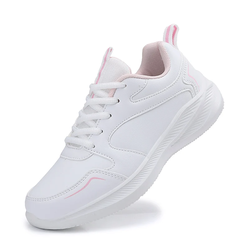 Dames Zwart Wit Golfwandelschoenen Office Lady Body Shaping Uitgebreide Sneakers Dames Tennis Sport Hardlooptrainers