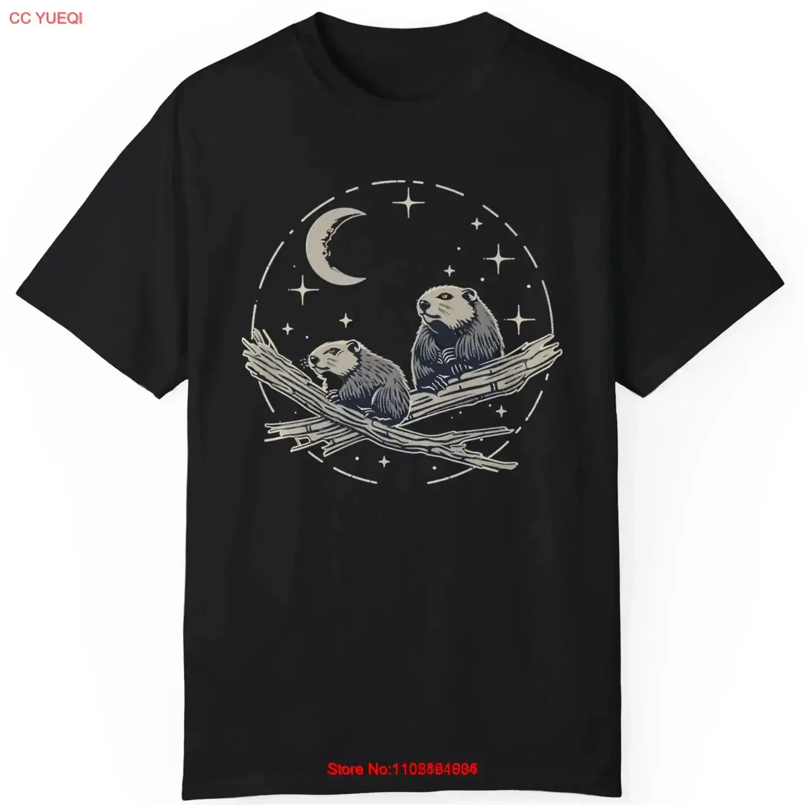 تي شيرت مريح على شكل دب القمر مقاس S 5XL عتيق مغسول ومريح وناعم كاجوال أنيق ملابس الشارع الشهير جرافيك