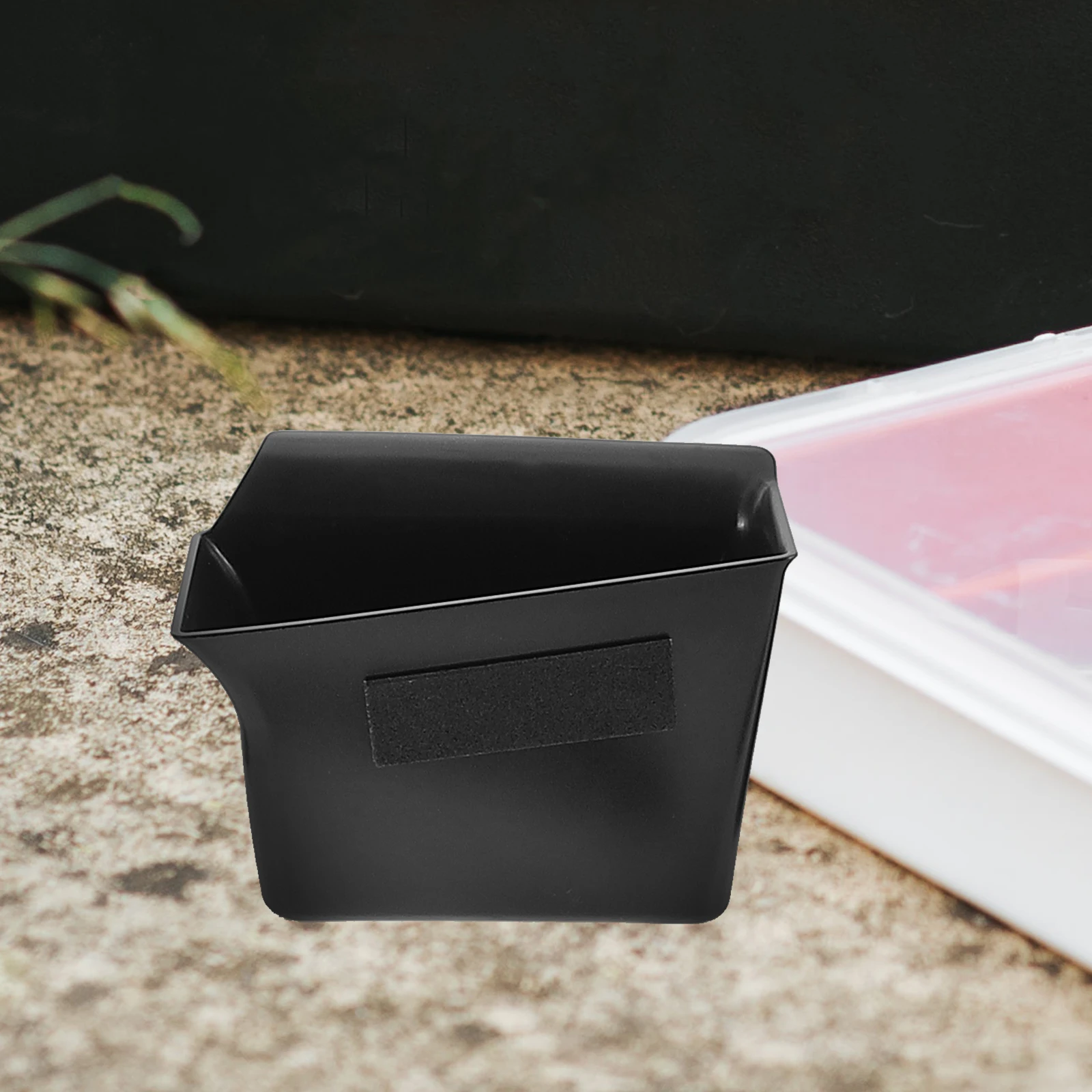 

4pcs Car Door Storage Box Handle Accessories Pull Pocket Insert Plastic Glove Tray Organizer Large Capacity Durable Material