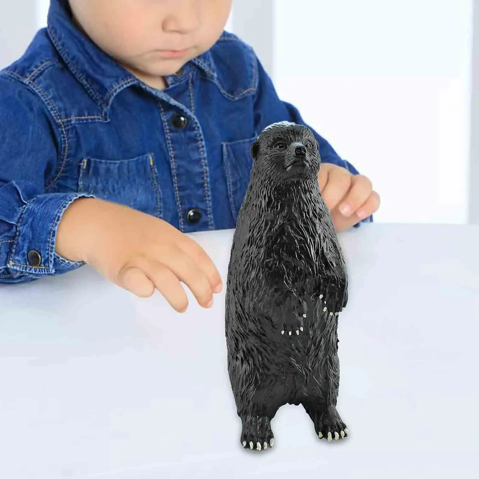 허니 오소리 장난감 입상, 허니 오소리 동물 피규어, 데스크탑 장식 자동차