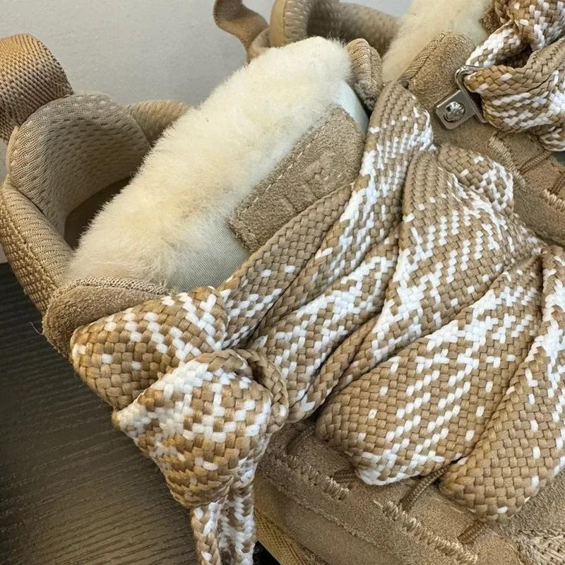 Bunte Vintage-Karo-Muster Schnürsenkel im Webstil für Sneaker, Low-Top-Canvas-Schneestiefel, Damen- und Herren-Sportschuhe, Freizeitschuhe – Detail 7