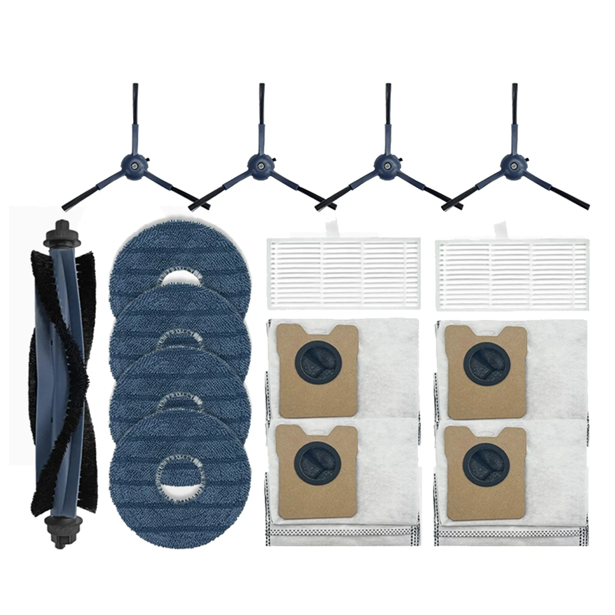 

A67Z For Eufy Omni C20 Sweeping Robot Accessories Cleaner Parts Replacement Main Side Brush Mop Filter Set Dust Bag