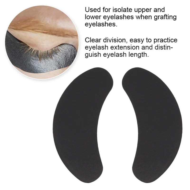 Coussinet d'isolation pour greffage de faux cils, Patch d'extension de cils, outil cosmétique, 50 pièces