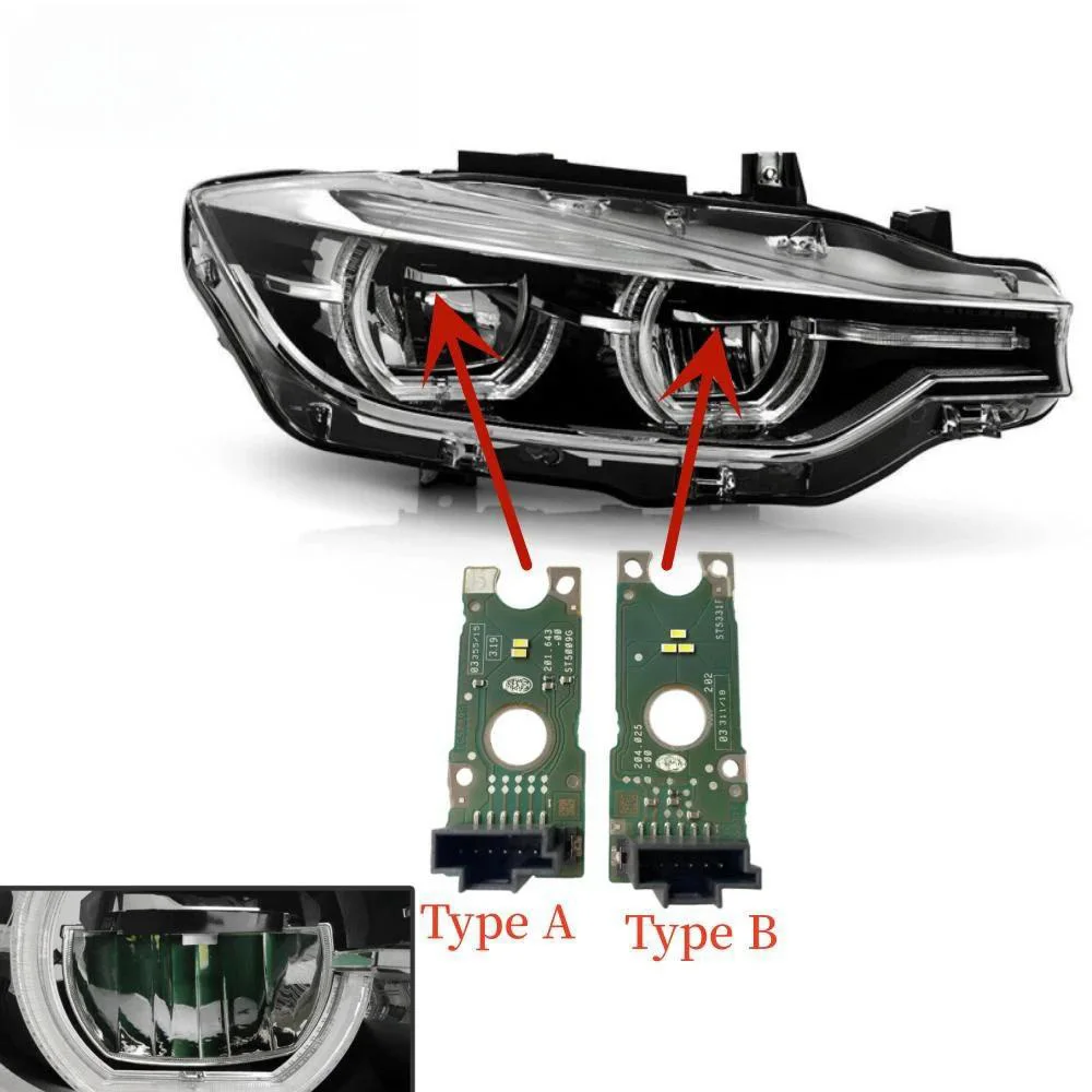 

Original LED Headlight Inner High Low Beam Chips Left and Right Boards 1C5009G 1C5331F For BMW 2016-2018 F30 F35 Repair Replace