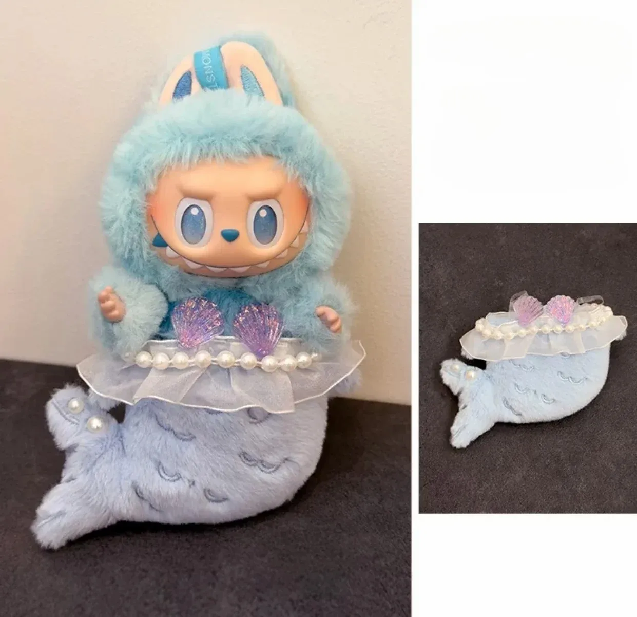 Ropa Y Accesorios Para Muñeca Labubu De 17 Cm – Mochila Con Cámara, Sin Muñeca, Color Negro