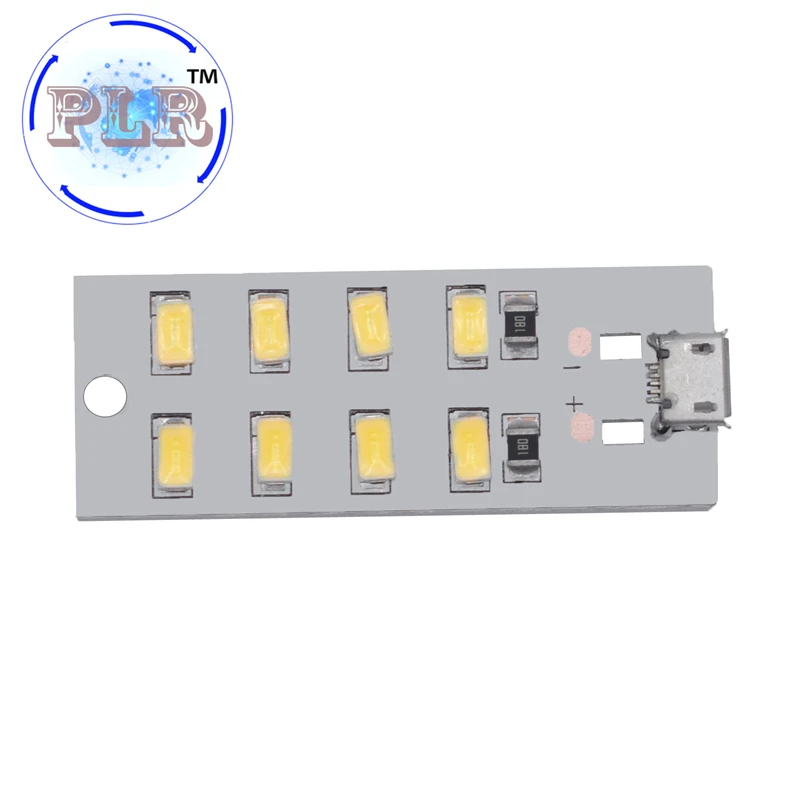 5730 Smd 5V 430mA~470mA White Mirco Usb 5730 LED Lighting Panel PLR USB Mobile Light Emergency Light Night Light Electronic DIY