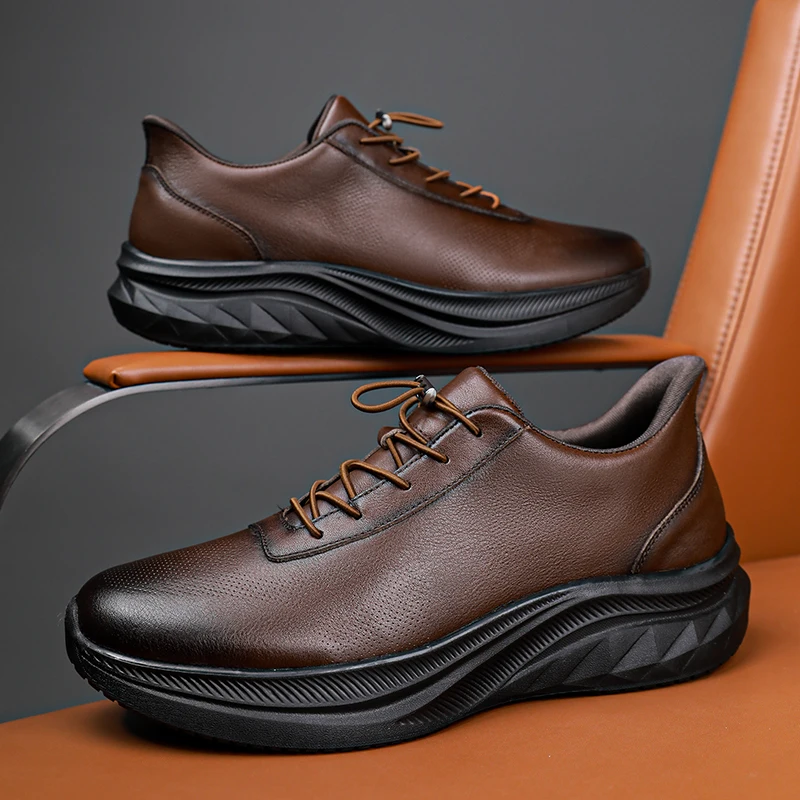 

Мужские роскошные модные лоферы, дышащие повседневные кроссовки для медленного бега, удобная гоночная обувь для мужчин