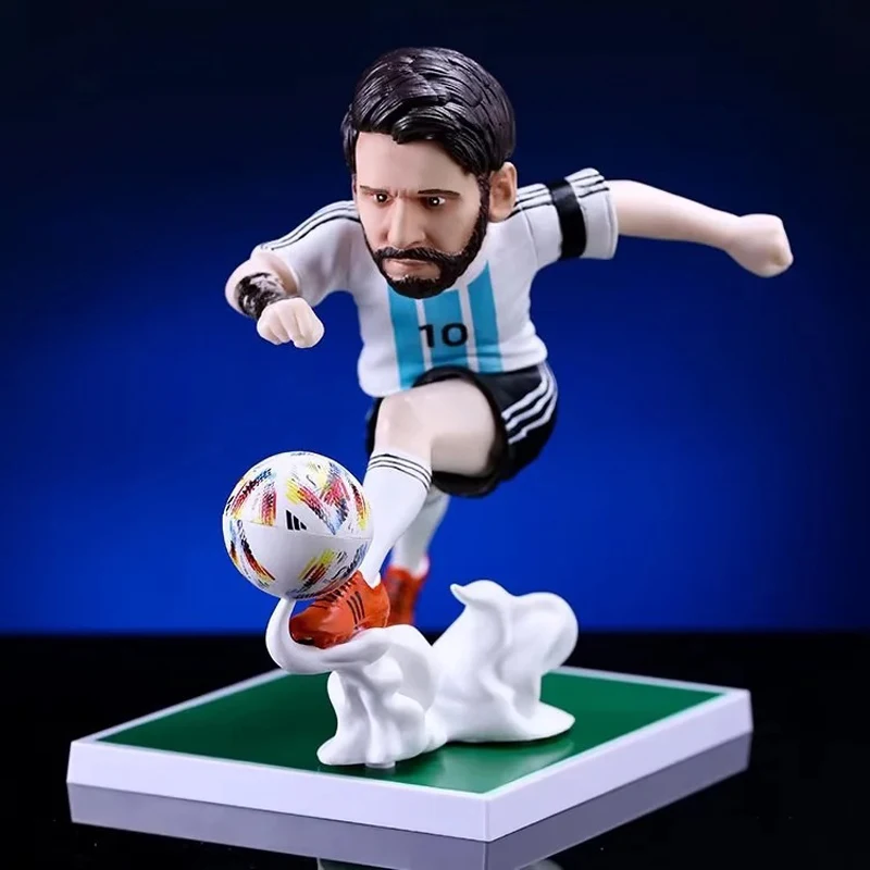 World Championship C. Ronaldo Messi Model Series PVC17cm Football Star Figure 2022 Qatar Football Championship Souvenir Toys