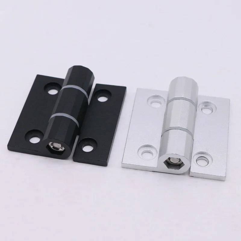 1PCS Aluminum Alloy Adjustable Torque Hinge Any-stop Damping Hinge Mini Positioning Resistance Hovering Door Hinge