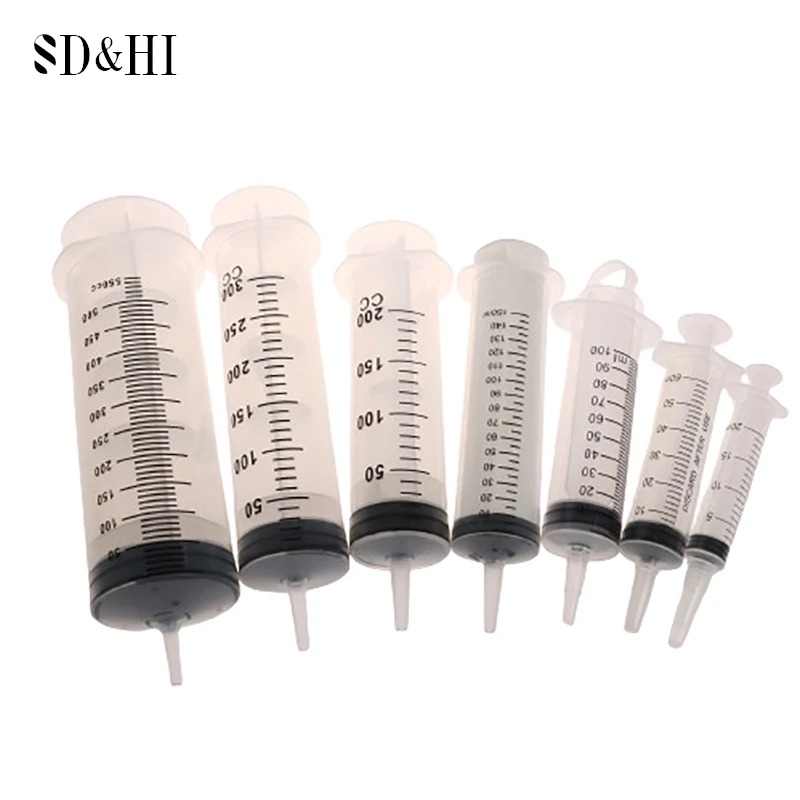 Large Capacity Syringe Reusable Plastic Pump Nutrient Health Measuring Syringe Pumping Oil Feeding Enema Glue Filling
