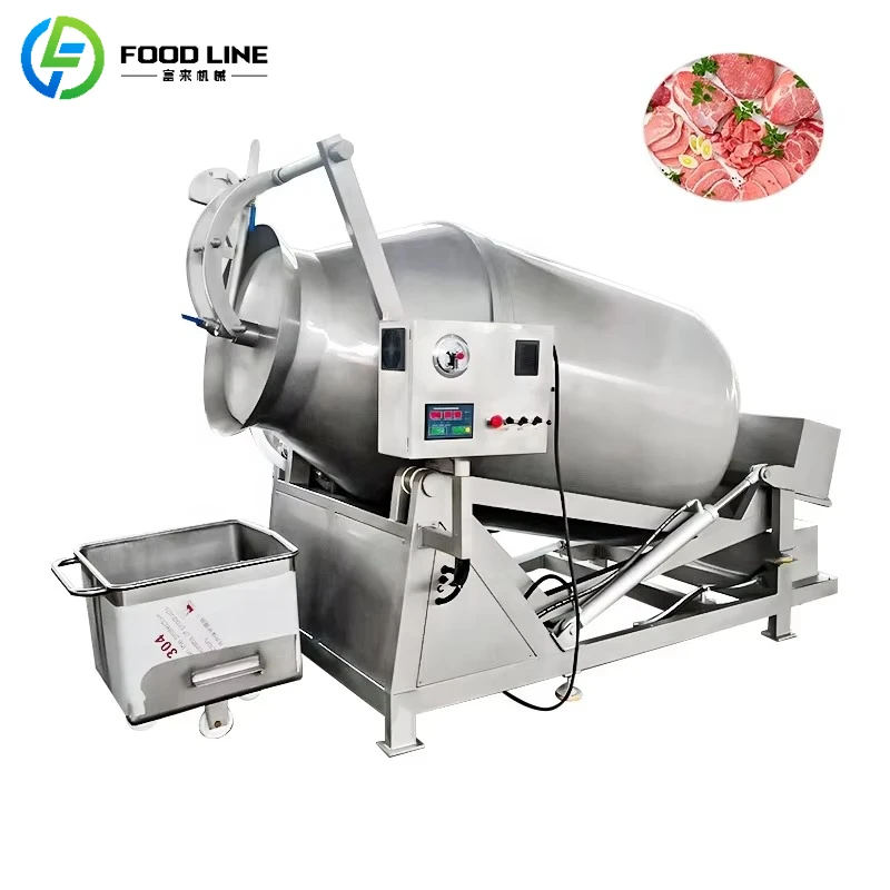 Automatic Vacuum Tumbling Machine Intelligent Meat Marinator for Chicken Mutton Beef