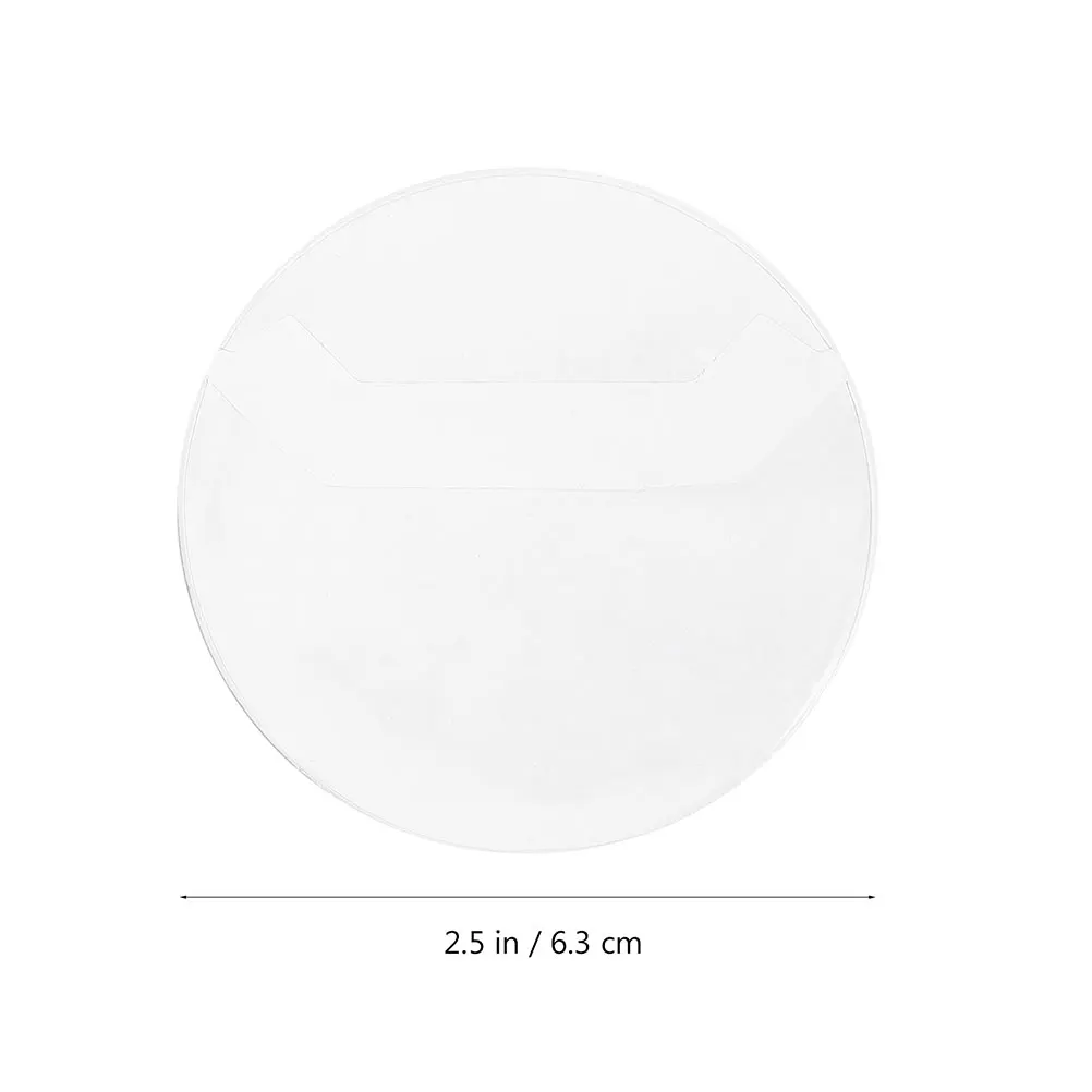 

20Pcs Clear Badge Covers Cases Transparent Protector for Badges