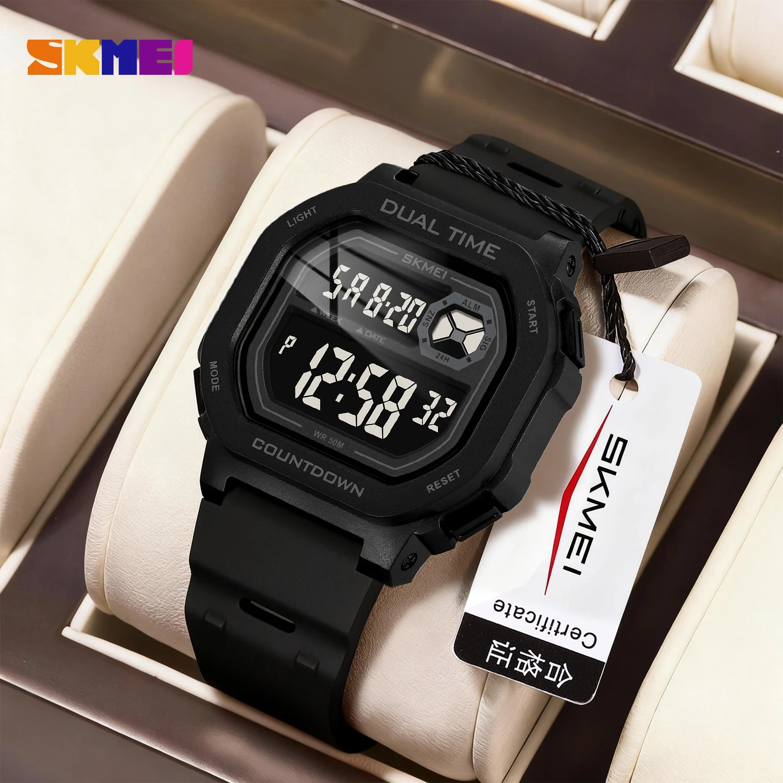 SKMEI Multifunctional Sports Digital Electronics Watches For Men Women Fashion Chrono Countdown Alarm Wristwatches reloj hombre