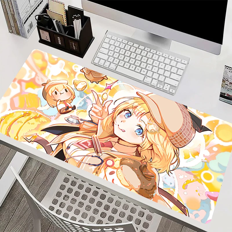 Mouse pad Professional E-sports Gamer Mouse Mat Hololive Watson Amelia Mousepads PC Gaming Keyboard Desk Mat Notbook Mousepad