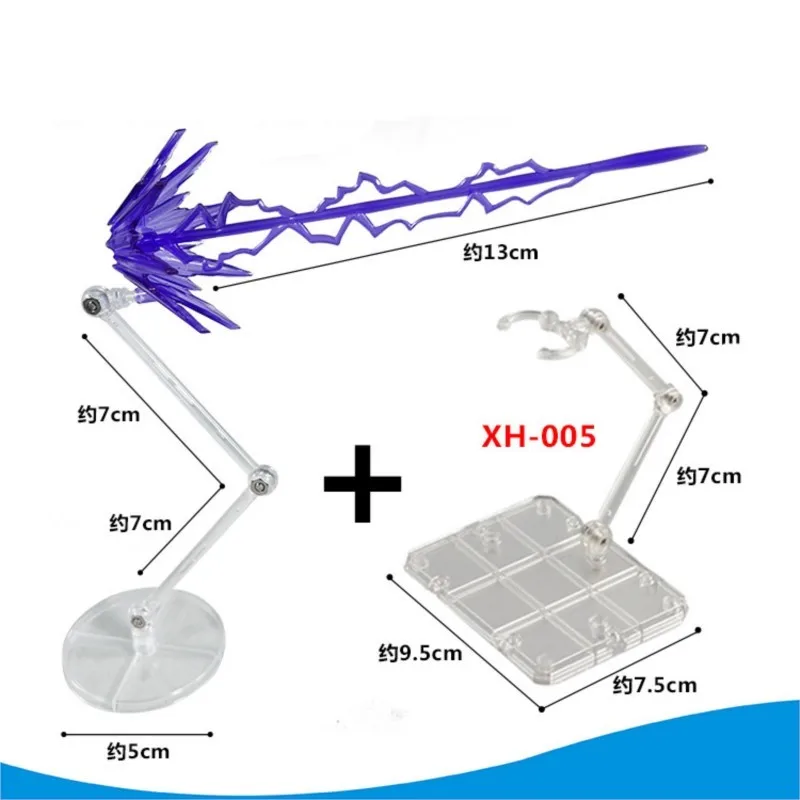 Anime Figures Special Effects Laser Lightning Effect Shooting Effects Battle Scene PVC Model DIY Display Bracket Accessories Toy