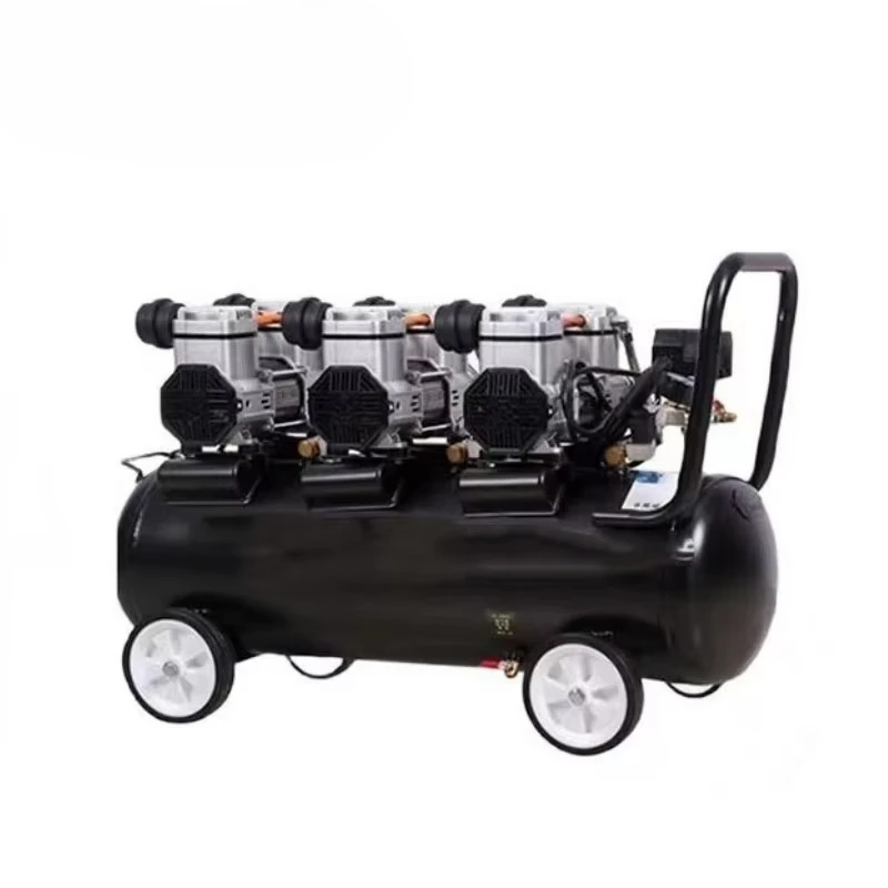 

Top-of-the-line turbo air compressor with high-pressure nail jet 220v portable oil-free silent air pump for painting