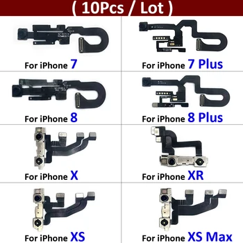 10pcs Front Camera Right Proximity Sensor Flex For iPhone 7 7G 8 8G Plus X XR XS Max