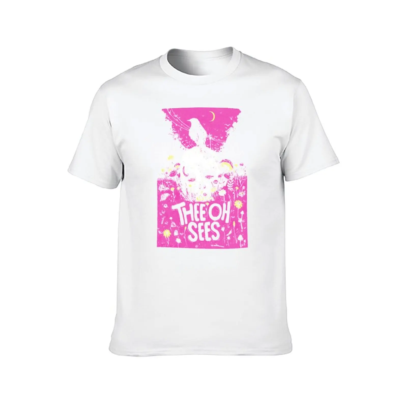 طبعة محدودة خمر Thee Oh يترك الفرقة الموسيقى خمر تي شيرت ريترو تي شيرت رجل القطن تي شيرت للرجل حزمة القطن تي شيرت #2