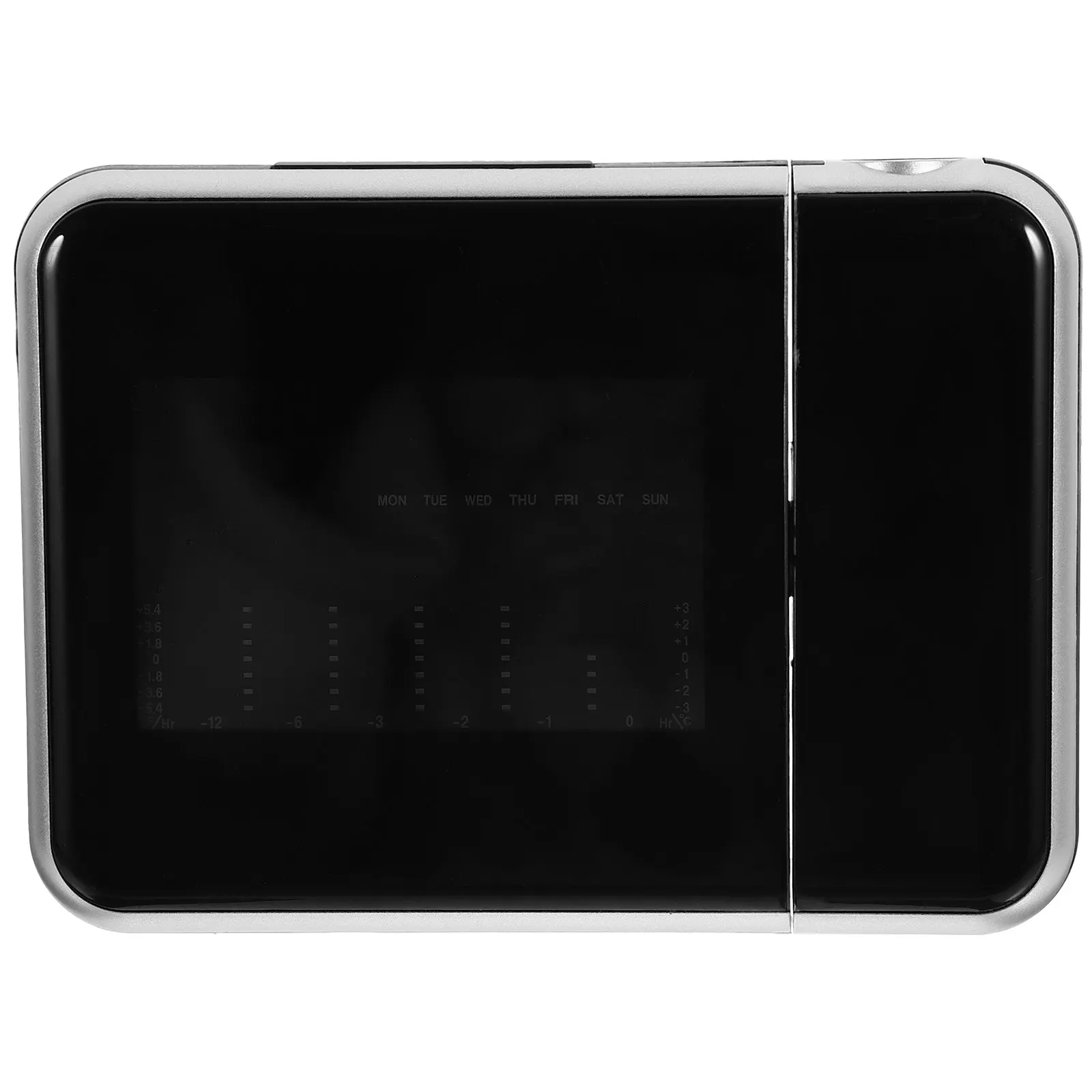 LED Display Alarm Clock Digital Projection Clock Modern Table Clock with 12/ Hours Snooze Function for Bedrooms USB Charging Por