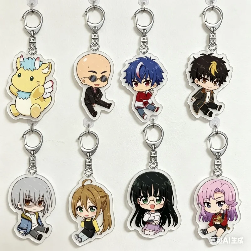 

Cardfight!! Vanguard: Divinez Akina Myodo Keychain Anime Acrylic Keyring Pendant Bag Charm Gift For Fans