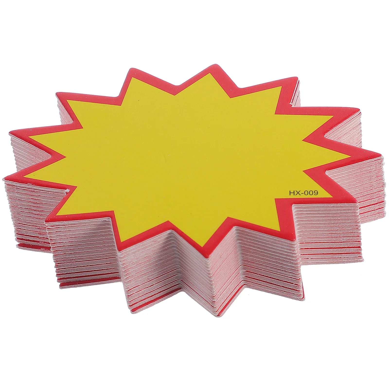 Burst Signs Price Tag Stickers for Toddlers Blank Label Tags Garage Paper Sale Retail Store