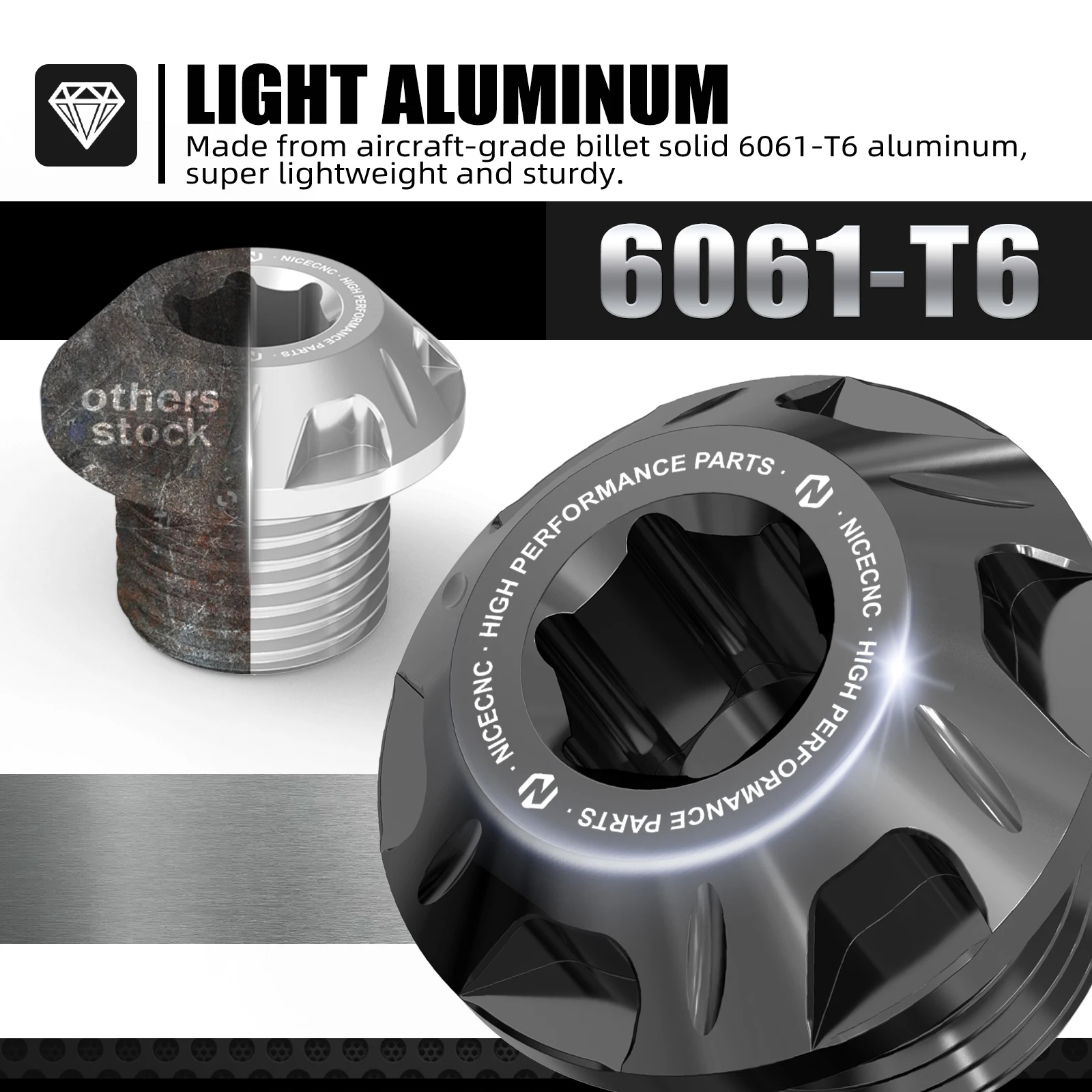 NICECNC Für Surron Light Bee X S L1E 2024 2025 Segway X160 Segway X260 Sur-Ron Vorderrad Achse Bolzen Mutter Elektrische Motorrad – Detail 4