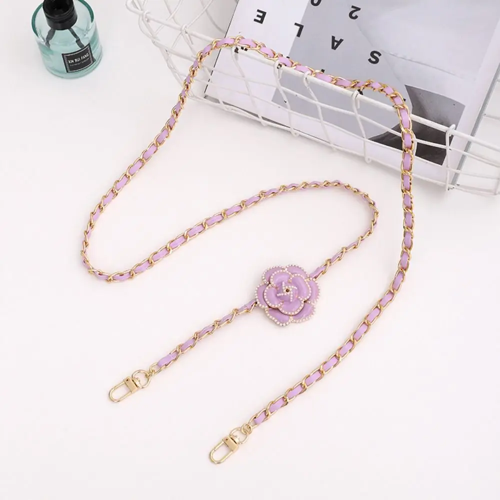 

Bag Chain Anti-lost Crossbody Phone Chain Diagonal Camellia Phone Case Hanging Phone Charm Luxury Phone Neck Straps Girl Ladies