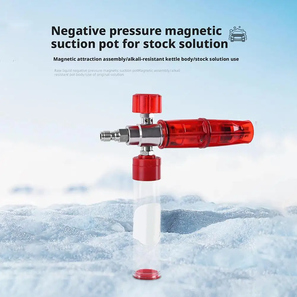 

Мойка высокого давления, пенопластовая пушка из нержавеющей стали, генератор пенопласта, более толще, быстрый, 360° ° Регулируемый поролоновый соединитель, снег с 1/4 дюйма S8L3