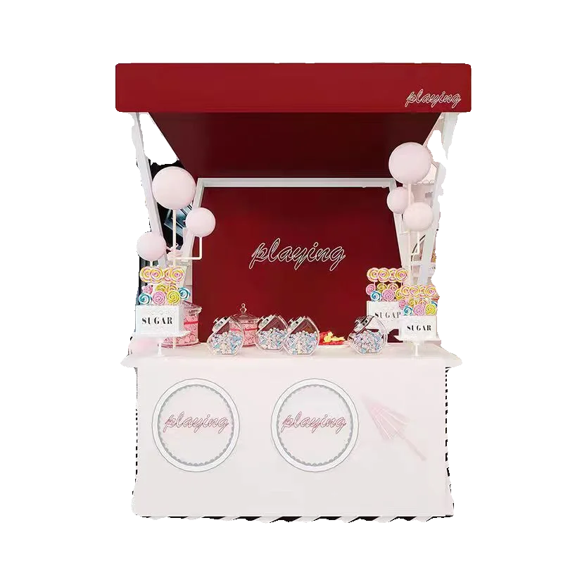 

Internet celebrity shelf foldable night market mobile stall shelf custom outdoor shed display stand