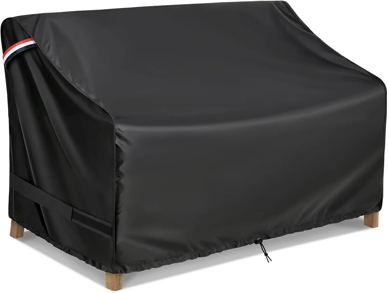 

Outdoor Furniture Sofa Covers Waterproof 54W X 38D X 35H Hes, 2 Seater Deep Seat Loveseat Cover Black