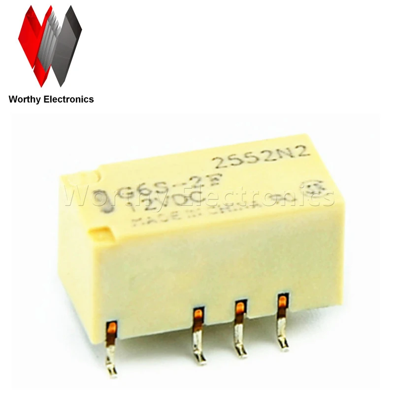 Free shiping  wholesale  10pcs/lot   relay   G6S-2F-12VDC