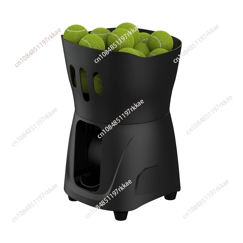For More Than 30 Balls Vertical Adjustable Angle Tennis Serve Machine Mini Indoor Portable Trainer Automatic Throwing Capacity