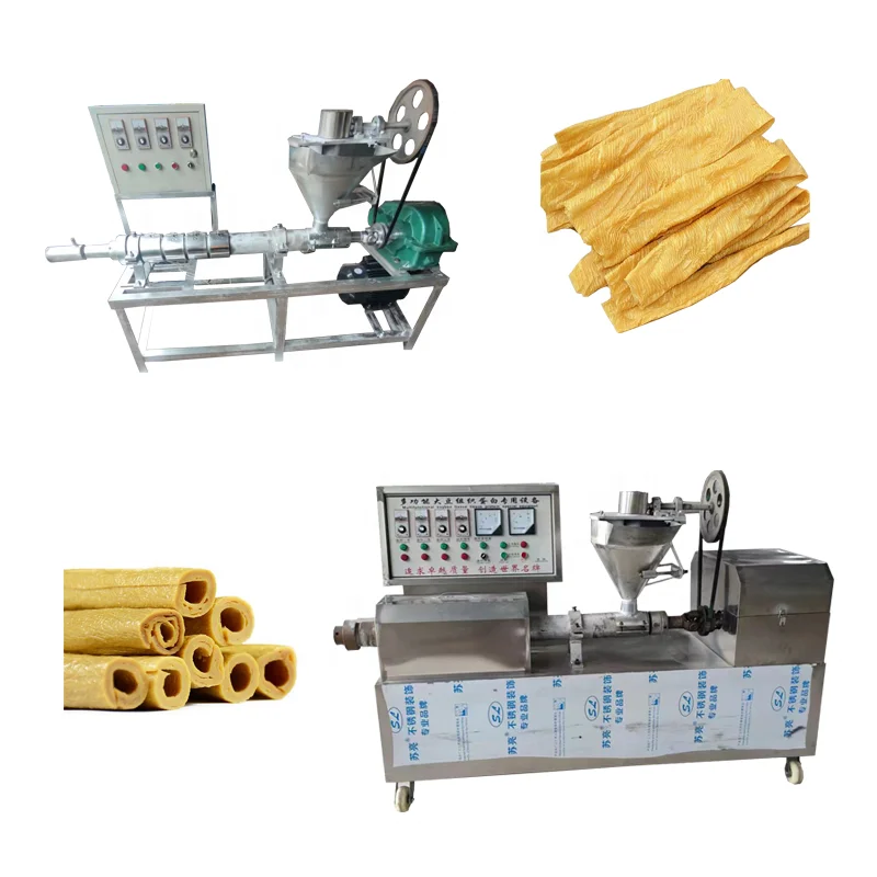 Artificial Meat Soya Chunks Making Machine Soy Protein Isolate Machinery Multi Functional