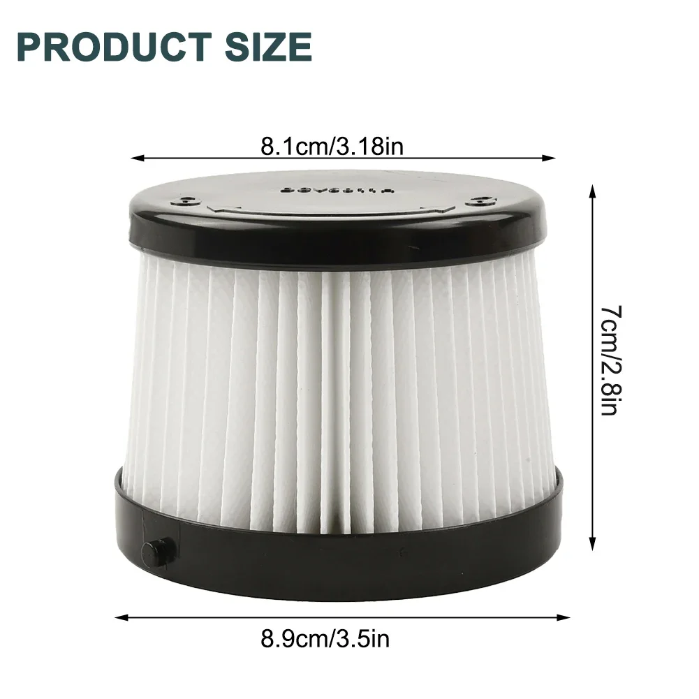 

Suitable for DEWALT/Makita/Milwaukee Cordless Handheld Vacuum Cleaner Washable Filter 8PCS DCV5011H Replacement Filters