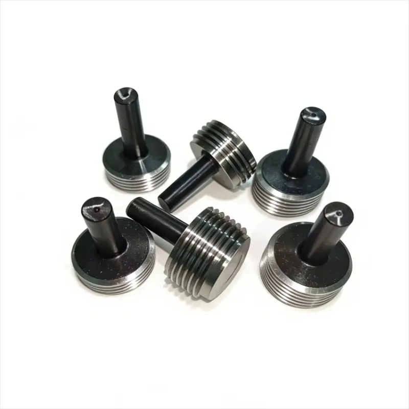 7H8H High Accuracy Stainless Steel Thread Plug Gauge Double-Headed Measuring Inspection Tool for Inner/Outer Diameter Spot Hole