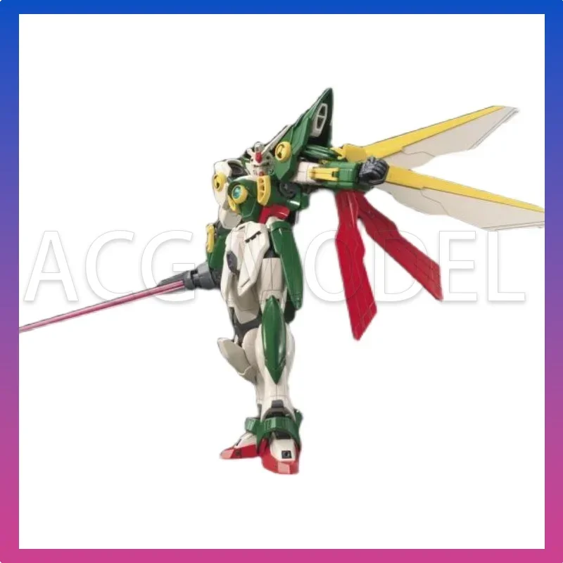 بانداي حقيقية جاندام أطقم منمذجة أنيمي الشكل HGBF 1/144 الجناح فينيس جمع Gunpla أنيمي ألعاب شخصيات الحركة #4