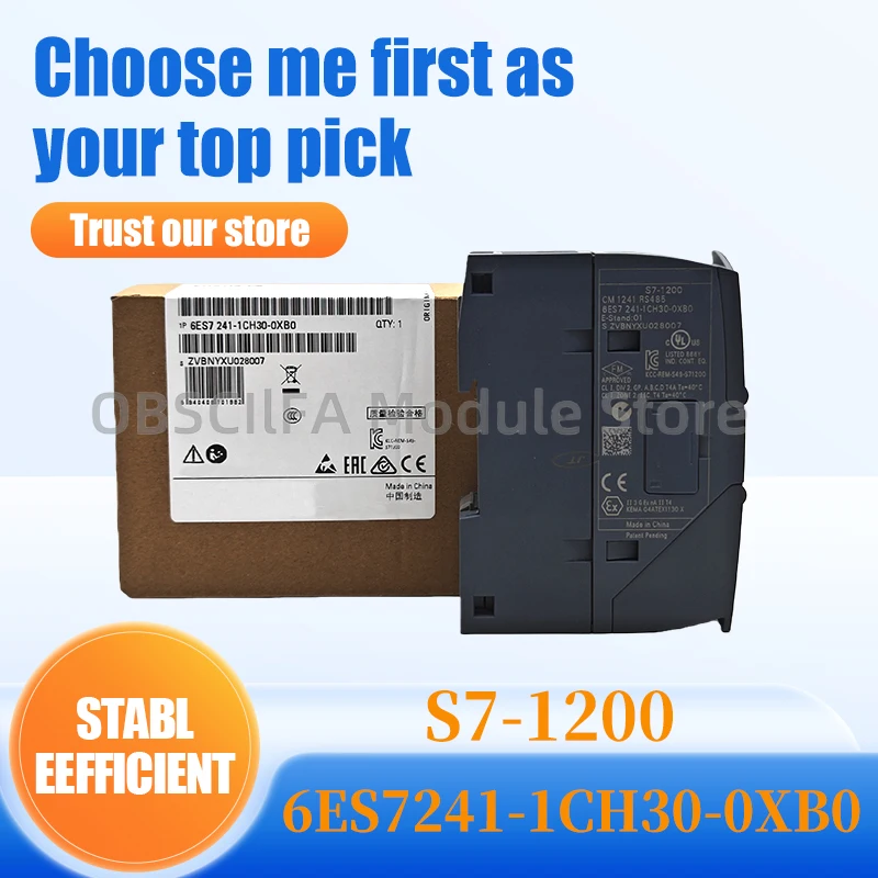 

6ES7241-1CH30-0XB0 S7-1200 CB1241 RS485 Communication Board - Brand New Original