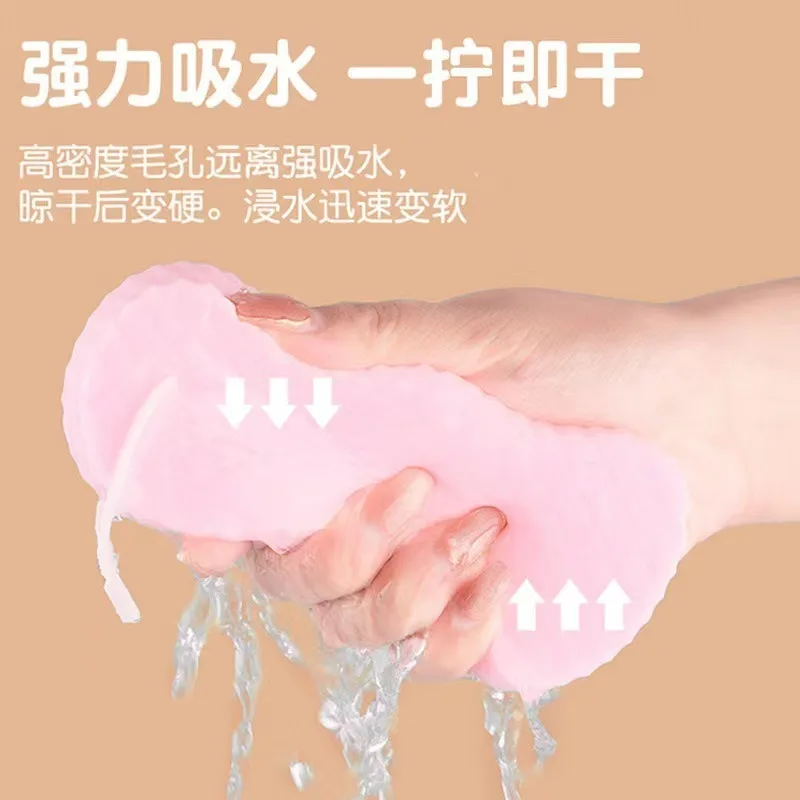 1pc Soft Sponge Body Scrubber Household 3D Body Peeling Dead Skin Exfoliating Painless Massager Sponge Shower Brush Cleaning