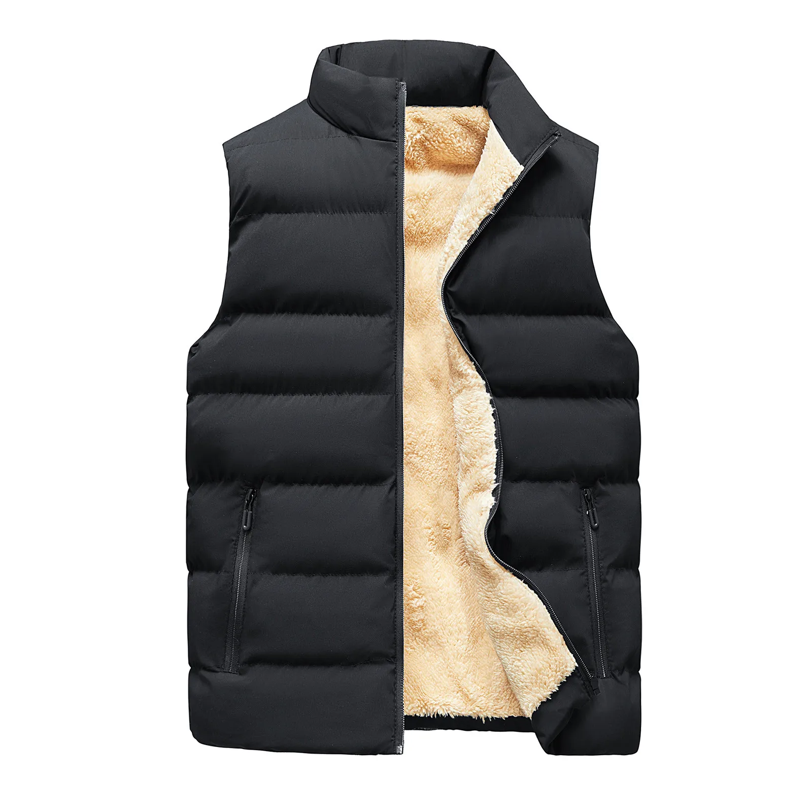 Nieuwe Winter Damesjack Vest Mouwloze Jas Vest Warm Bovenkleding Koreaanse Mode Slim Fit Tops Winddichte Warme Jassen