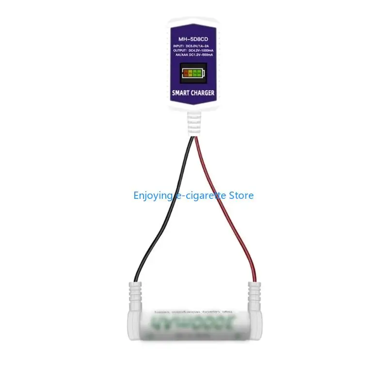 Charging Base For 18650 Battery With Real Time voltages Current Display Y4QF