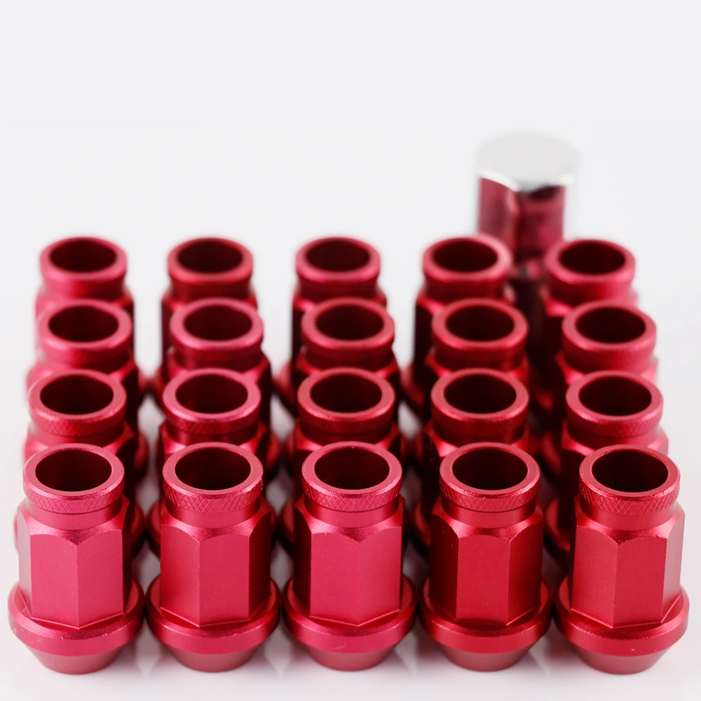 jdm 40mm Racing Light Weight Aluminum Wheel Rim Lug Nuts M12*1.25 M12*1.5 20pcs/set