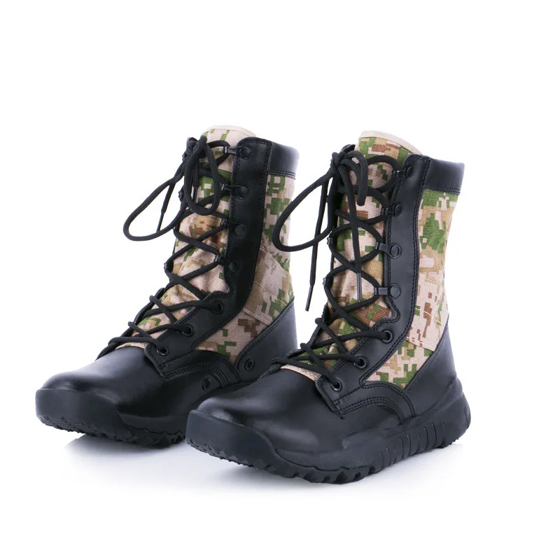 Picture 6: Ultra-Light Summer Tactical Boots CQBSWAT Low-Top High-Top Climbing Training Boots Breathable Special Forces Mountain Trainin...