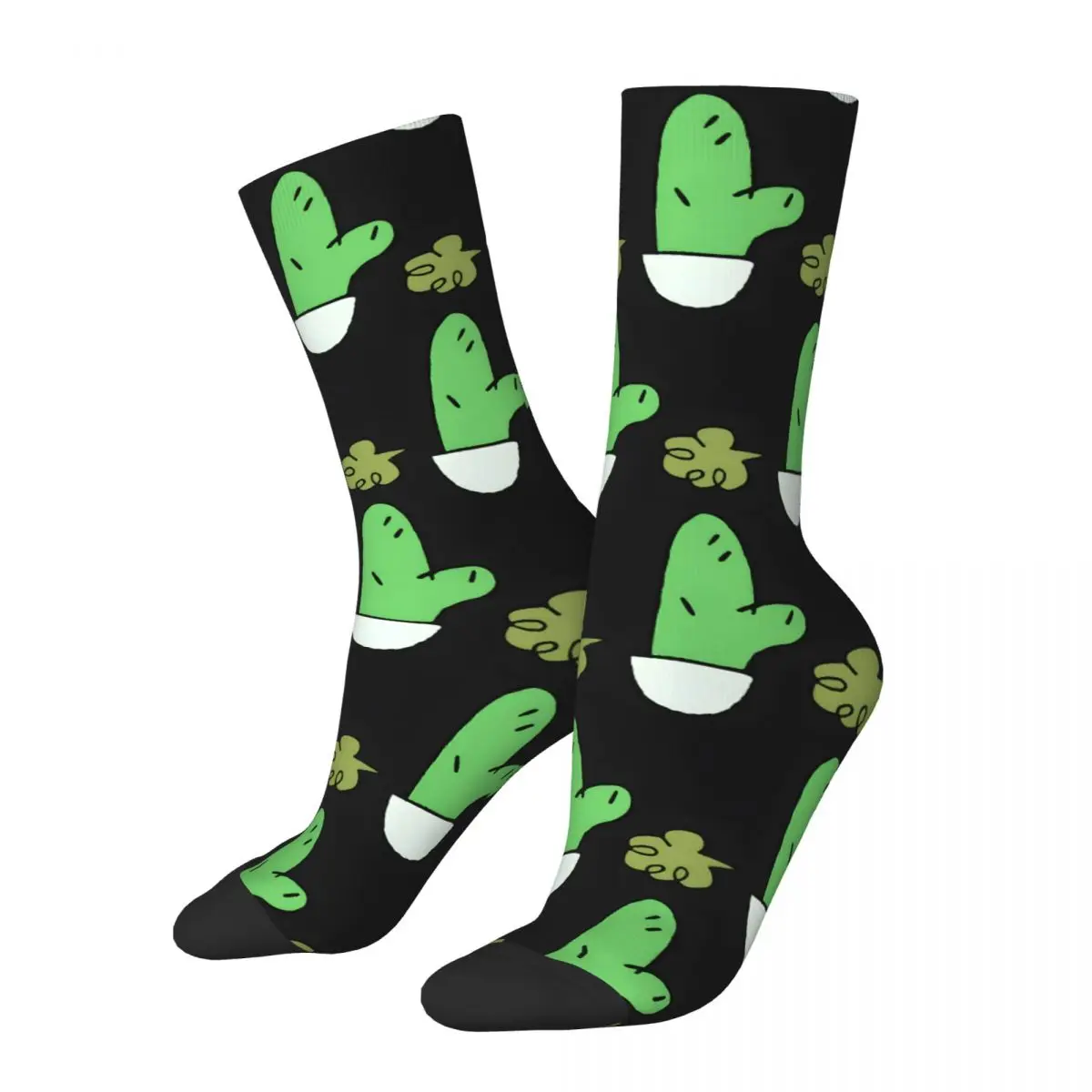 Clarence Farting Cactus Socks Shopping 3D Print Boy Girls Mid-calf Sock